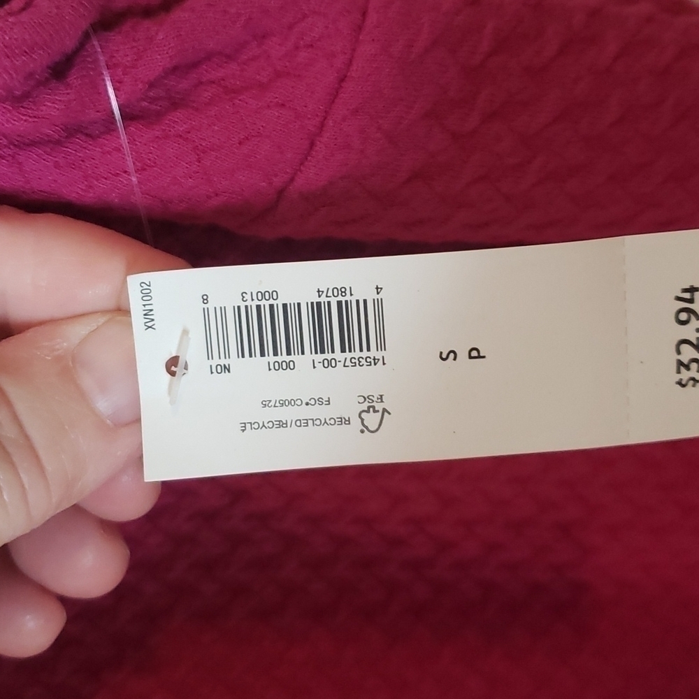 OLD navy sleeveless fuchsia dress size S NWT - Picture 14 of 16